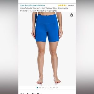 Blue biker shorts💙